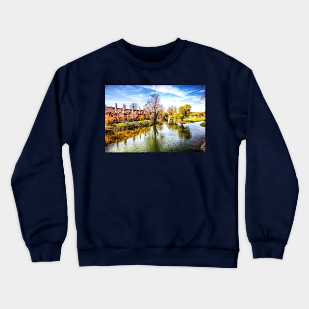 The River Welland Stamford Lincolnshire Crewneck Sweatshirt by tommysphotos